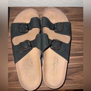 skechers Black Sandals